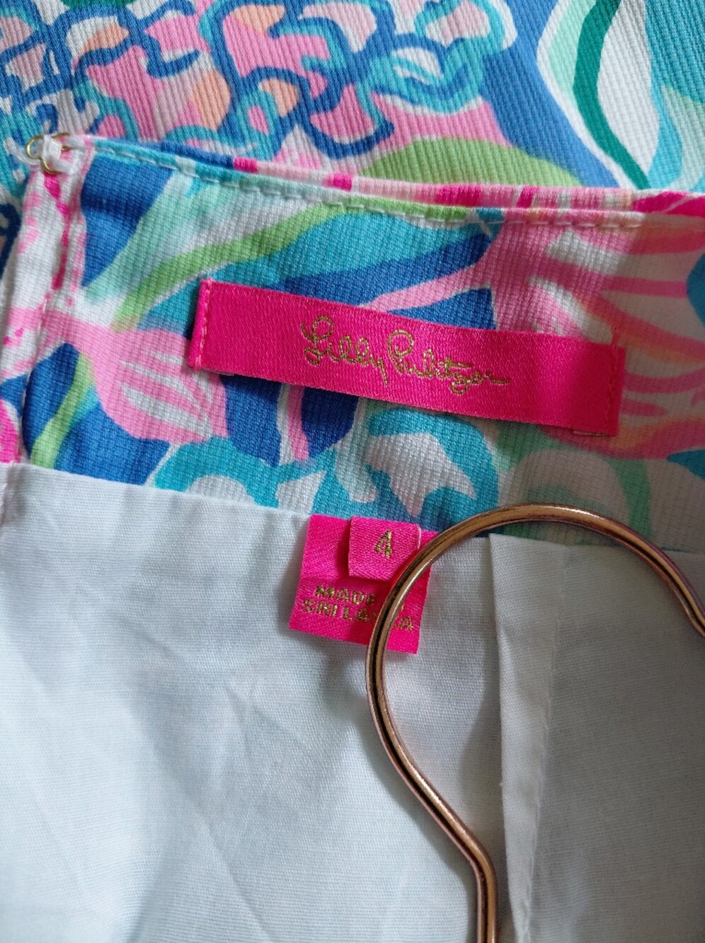 Lilly Pulitzer Tawney Skort in Peony for Your Thoughts size 4 NWOT - Picture 7 of 8